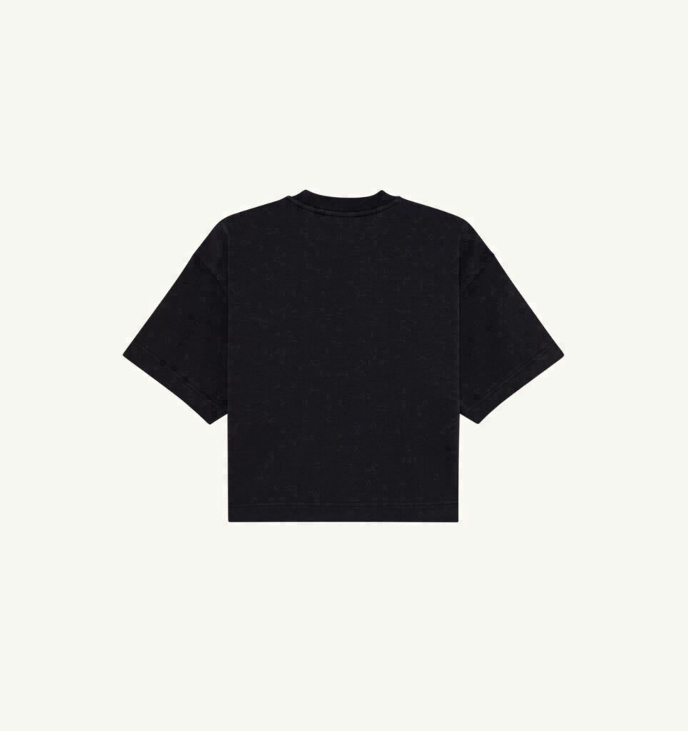 T-SHIRT BOXY AVEC LOGO TON SUR TON FEMME