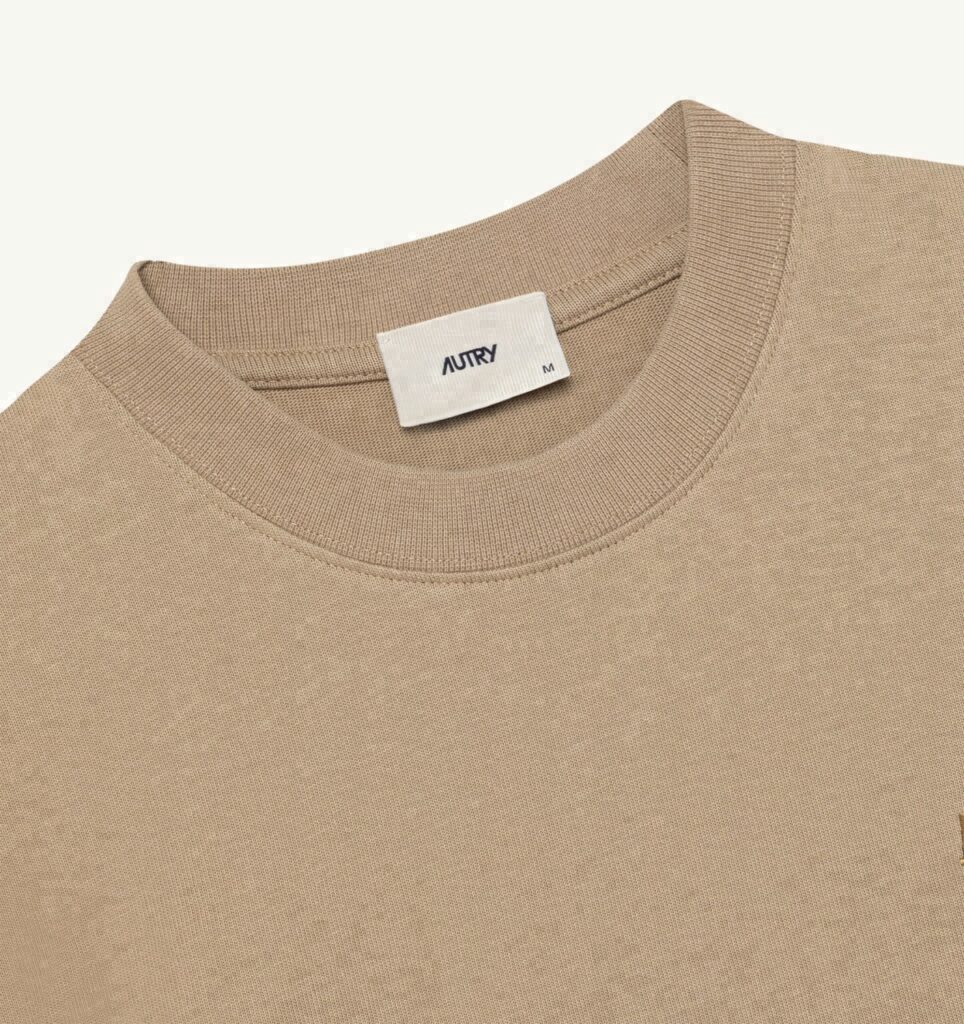 T-SHIRT BOXY AVEC LOGO TON SUR TON FEMME