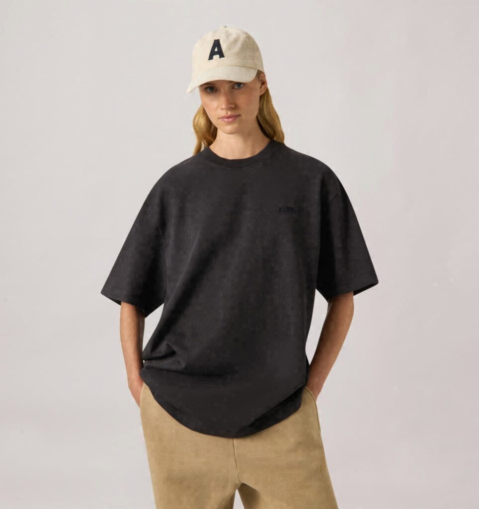 T-SHIRT AVEC LOGO TON SUR TON UNISEX