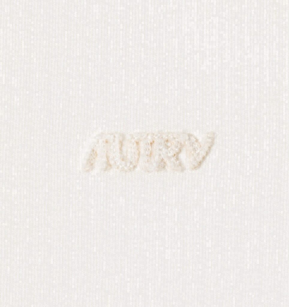 T-SHIRT EN COTON BOXY AVEC LOGO EN NUANCE FEMME