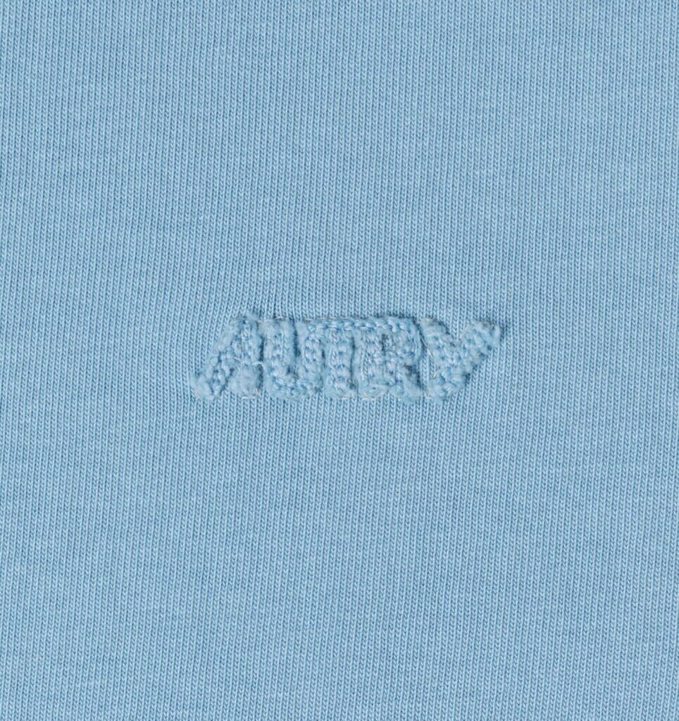 T-SHIRT EN COTON BOXY AVEC LOGO EN NUANCE FEMME