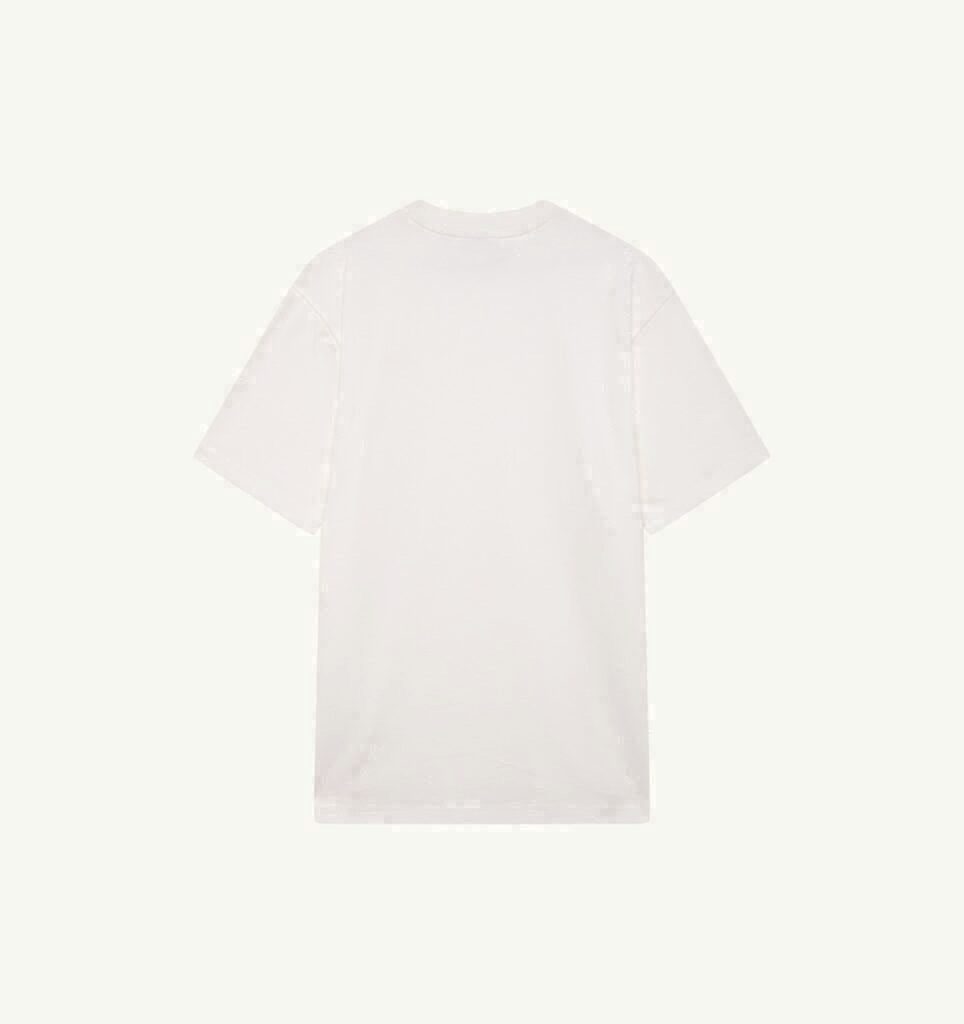 T-SHIRT EN COTON AVEC LOGO EN NUANCE UNISEX