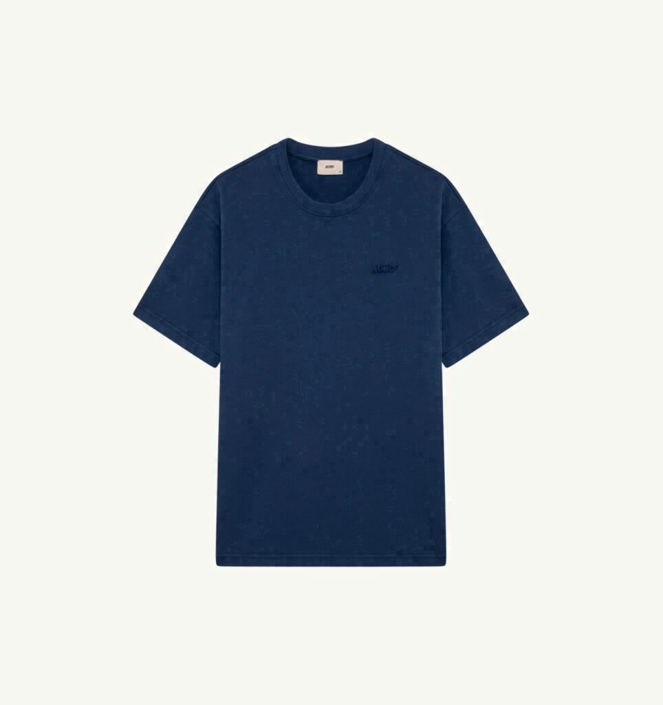 T-SHIRT EN COTON AVEC LOGO EN NUANCE UNISEX