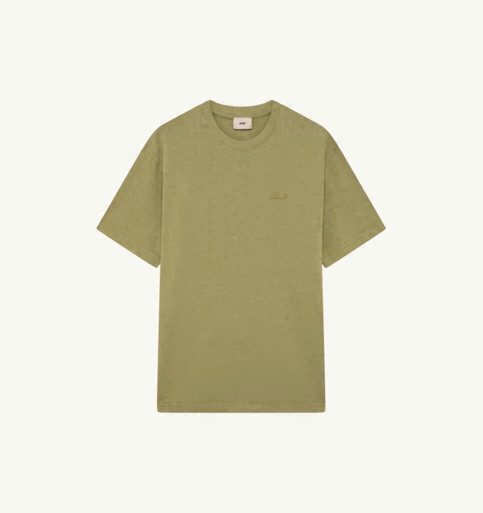 T-SHIRT EN COTON AVEC LOGO EN NUANCE UNISEX