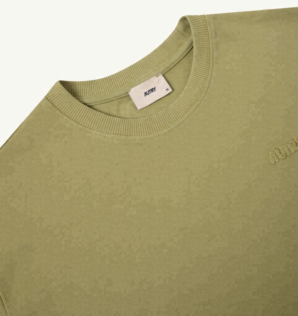T-SHIRT EN COTON AVEC LOGO EN NUANCE UNISEX