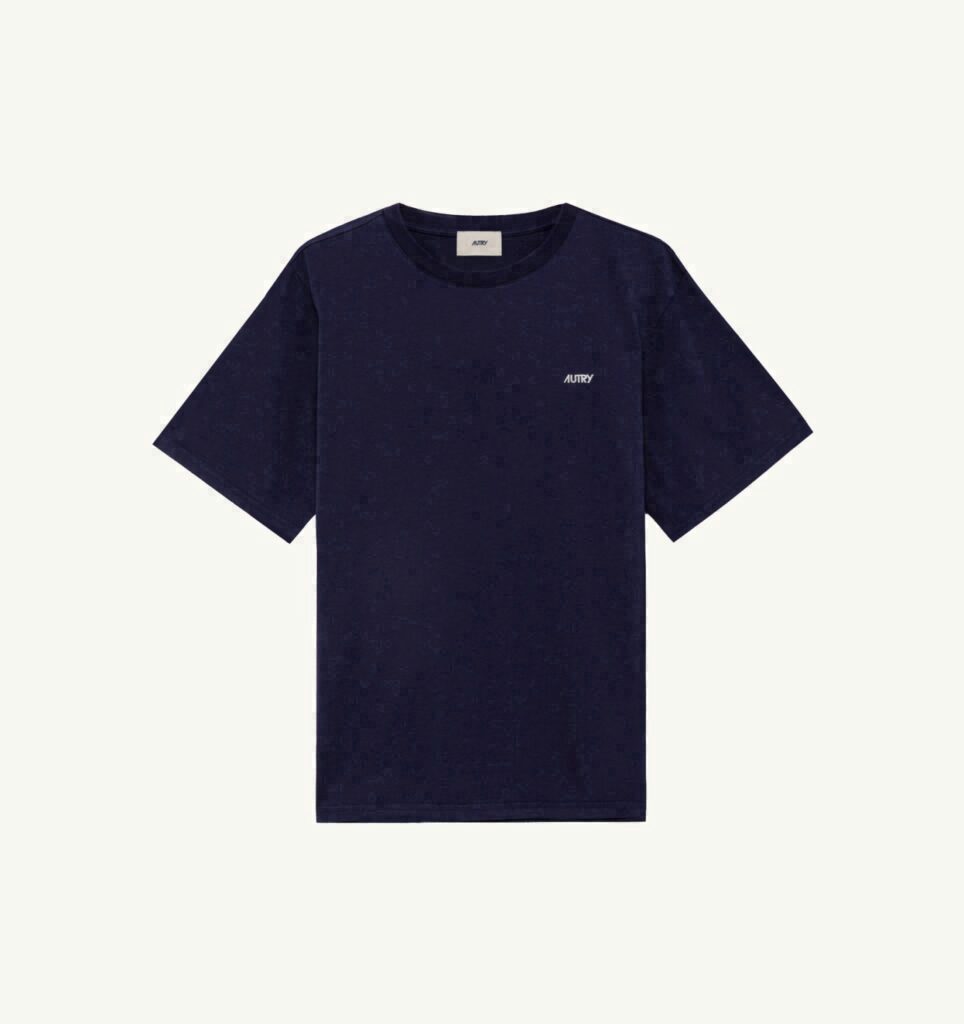 T-SHIRT EN COTON AVEC LOGO BRODÉ POUR FEMME