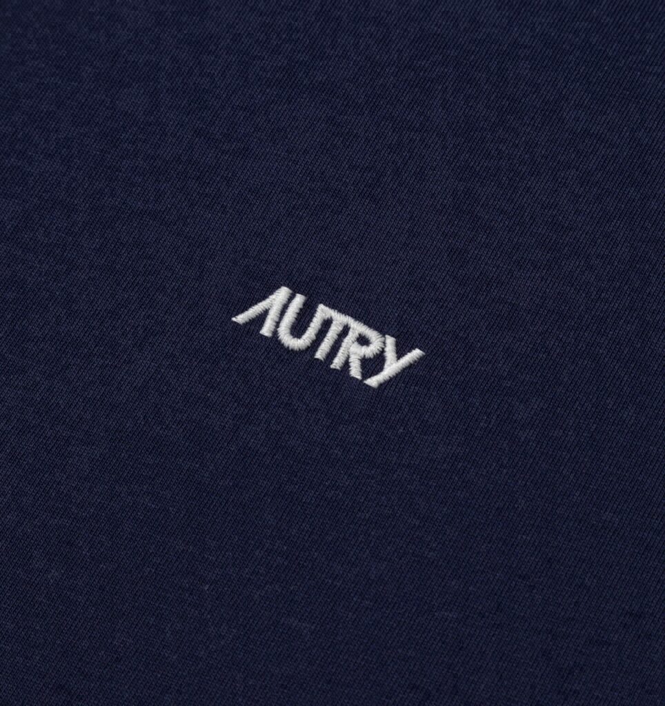 T-SHIRT EN COTON AVEC LOGO BRODÉ POUR FEMME