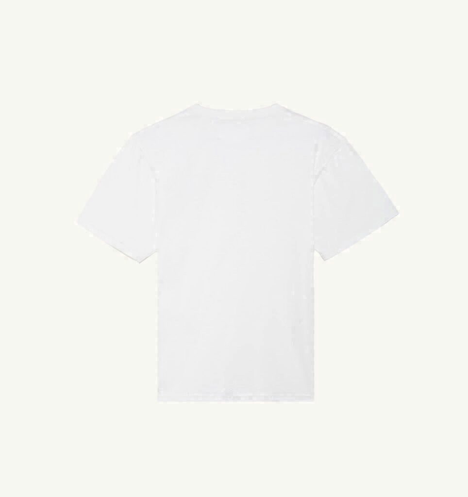T-SHIRT EN COTON AVEC LOGO BRODÉ POUR FEMME