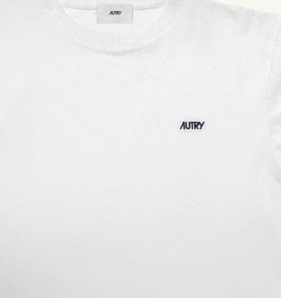 T-SHIRT EN COTON AVEC LOGO BRODÉ POUR FEMME