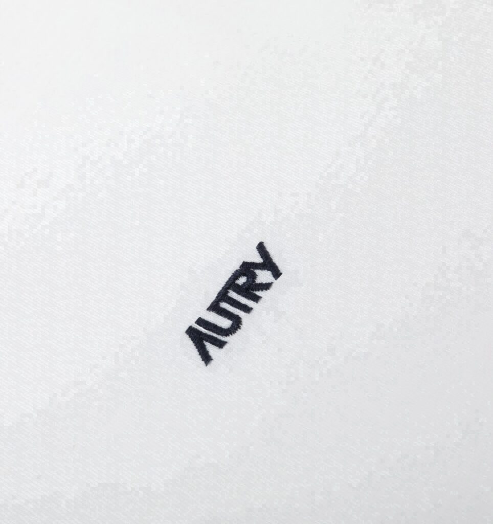 T-SHIRT EN COTON AVEC LOGO BRODÉ POUR FEMME