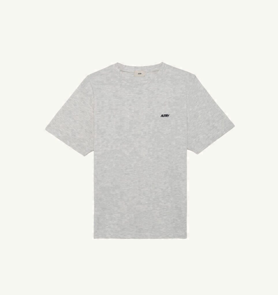 T-SHIRT EN COTON AVEC LOGO BRODÉ POUR HOMME