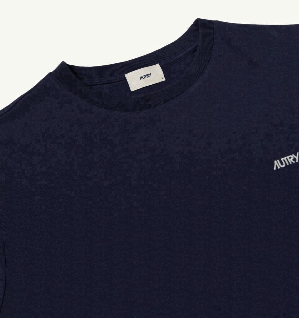 T-SHIRT EN COTON AVEC LOGO BRODÉ POUR HOMME