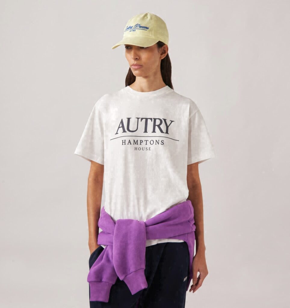 T-SHIRT EN COTON LOGO HAMPTONS HOUSE FEMME